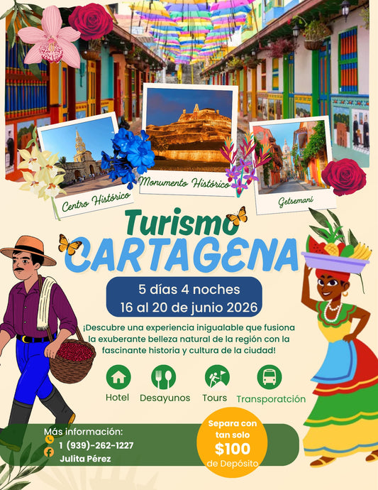 Viaje grupal a Cartagena de Indias, Colombia